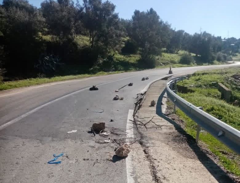 وزان. “منعرج الموت” يهدد مستعملي الطريق الجهوية 408 وسط صمت مديرية التجهيز (صور)