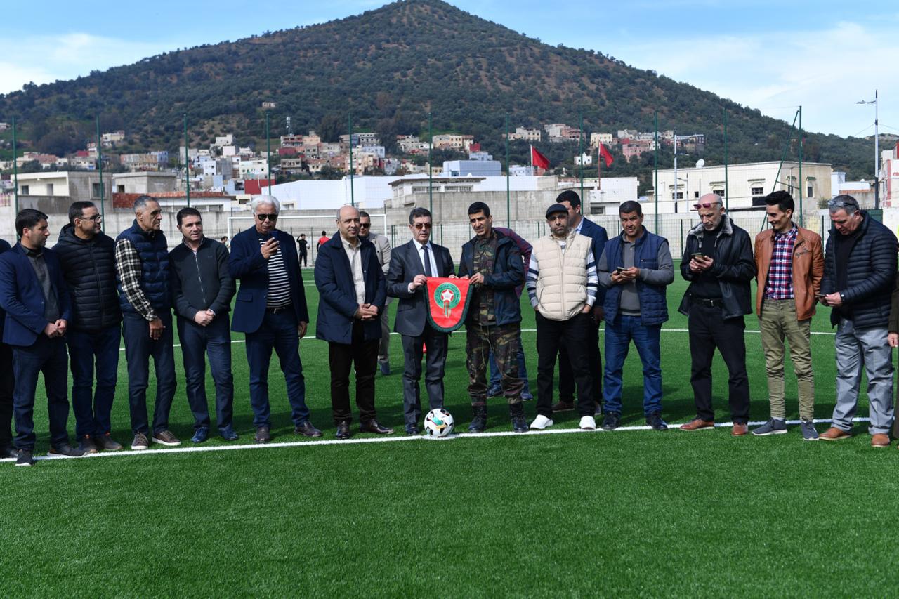 عبد المالك ابرون يشرف على  افتتاح  ملعب “16 نونبر” بتاونات بحلته الجديدة