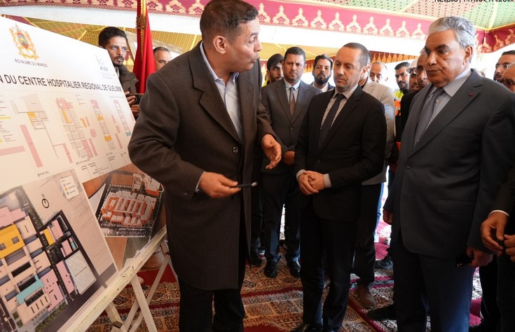 مشروع صحي عملاق سيرى النور بكلميم.. التهراوي يتابع تقدم أشغال المركز الاستشفائي الجامعي ويؤكد تسريع الإنجاز