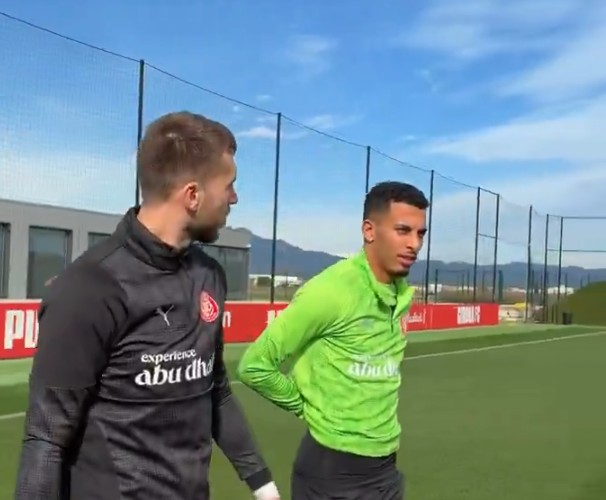 بعد غياب بدافع الإصابة.. أوناحي يعود للتداريب مع جيرونا الإسباني