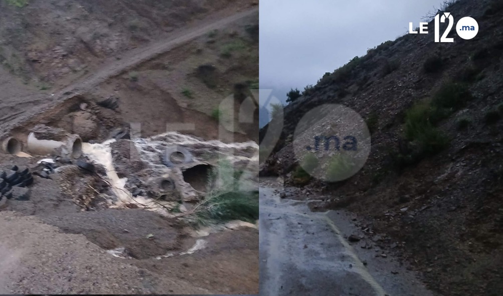 انهيارات صخرية تعزل دوار حرث لحسن بإقليم تاونات