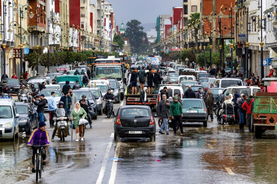 القصر الكبير.. انطلاق عملية واسعة لجرد خسائر المتضررين من الفيضانات