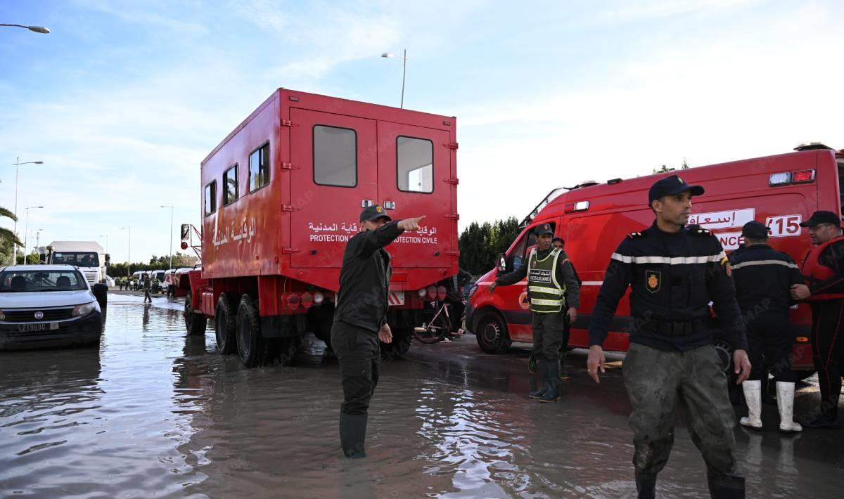 حصيلة إجلاء السكان بالجماعات الترابية المعرضة لمخاطر الفيضانات