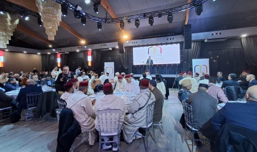 حفل استقبال ببروكسل على شرف أعضاء البعثة الدينية الموفدين إلى بلجيكا خلال شهر رمضان