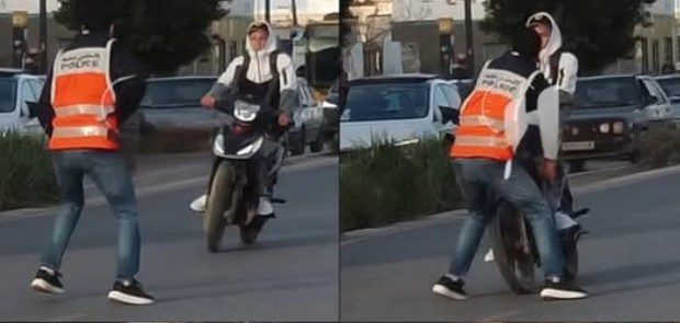 البحث جار في قضية صدم شرطي عمدا من طرف دراج متهور قبل الإفطار بالبيضاء
