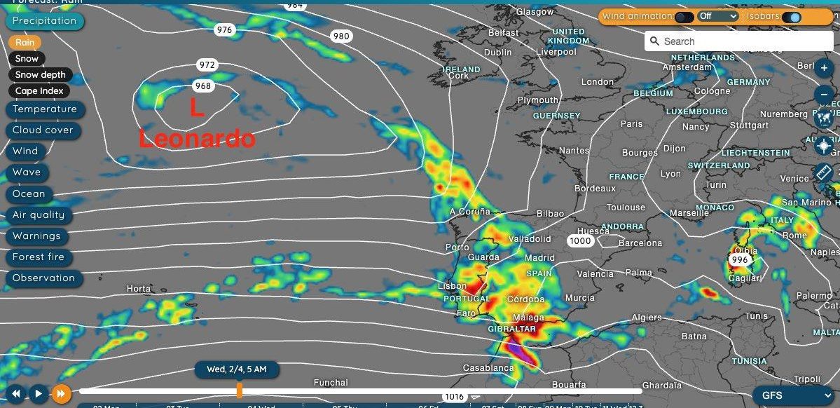عاصفة عاتية تهدد إسبانيا والبرتغال.. هل تؤثر على المغرب؟