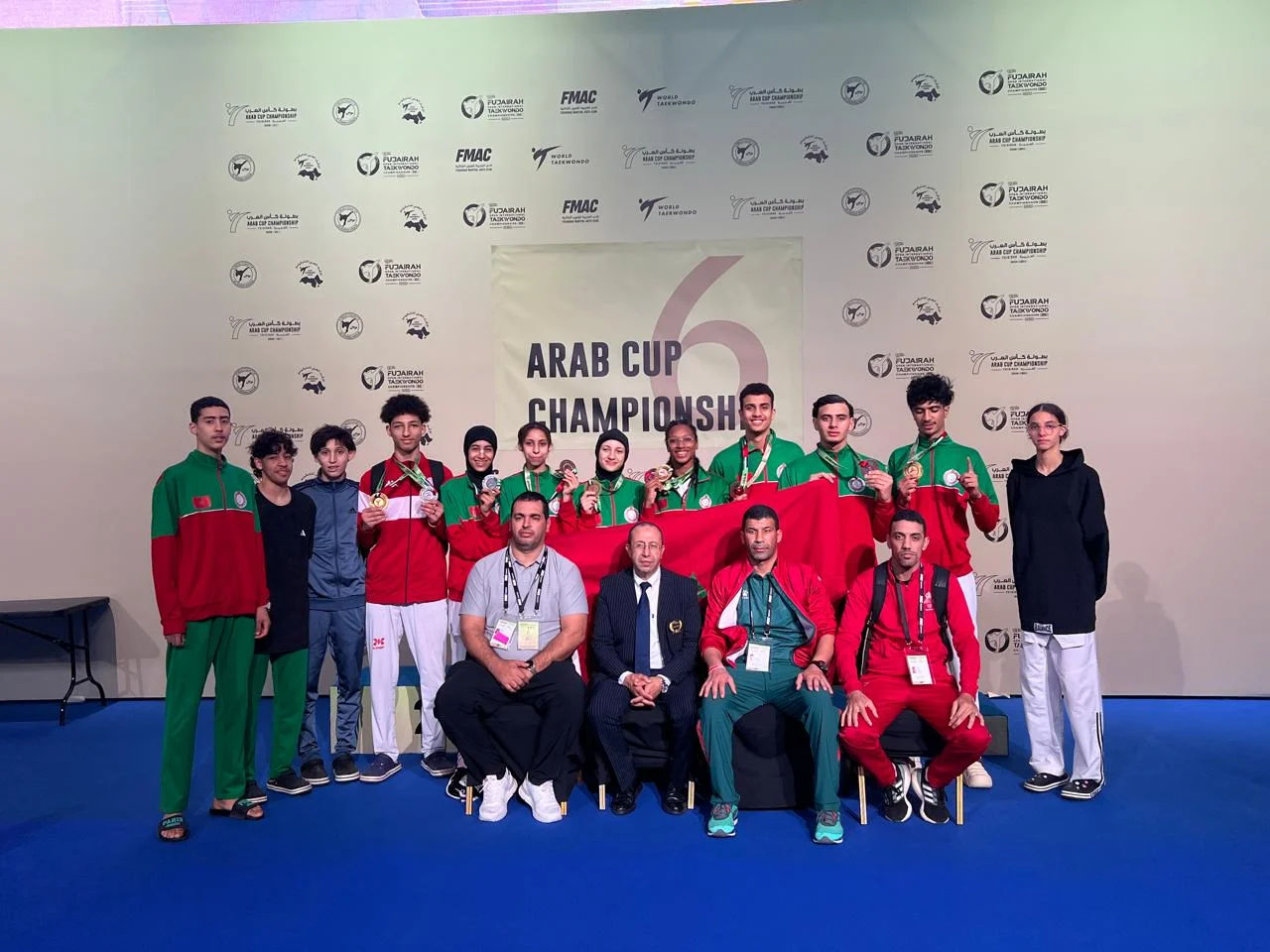“كأس العرب السادسة للتايكواندو” بالفجيرة: المنتخب الأولمبي المغربي يحرز 7 ميداليات، أربع منها ذهبية