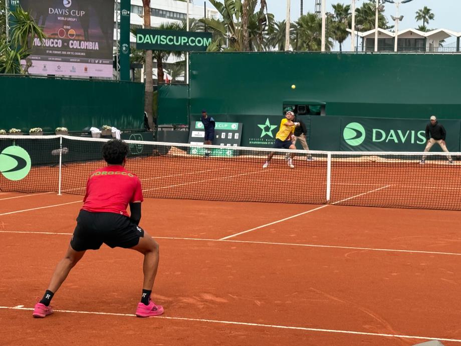 كأس ديفيس لكرة المضرب.. أداء مشرف للمنتخب المغربي رغم الهزيمة أمام كولومبيا