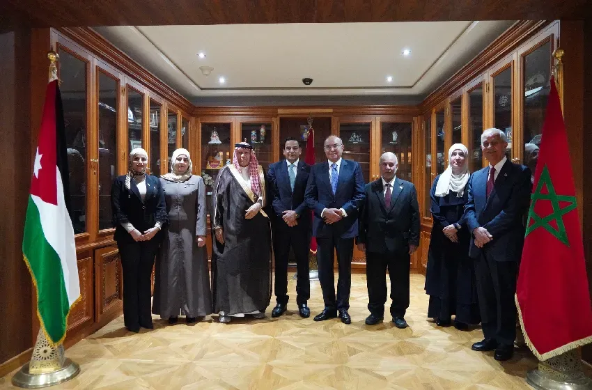 غياث يتباحث مع وفد برلماني أردني لتعزيز التعاون في مجال الطاقة