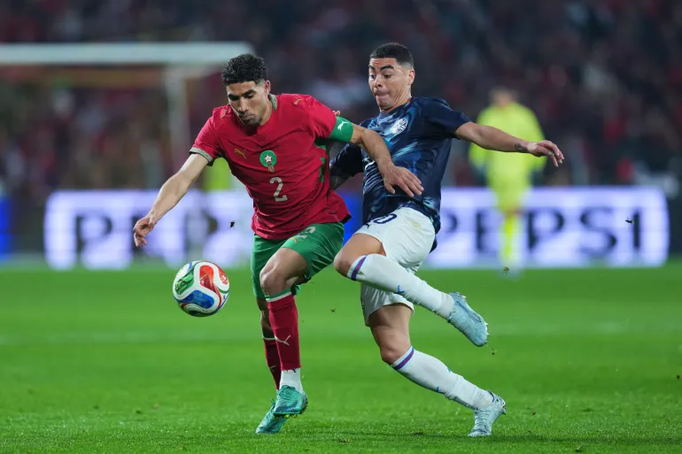 المنتخب المغربي يروض الباراغواي بثنائية في ليلة تألق الخنوس والعيناوي