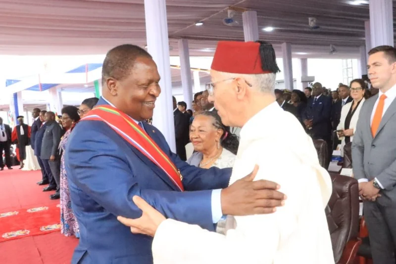 الطالبي العلمي يمثل جلالة الملك في حفل تنصيب رئيس جمهورية إفريقيا الوسطى