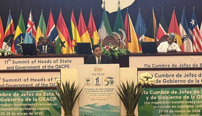 بوريطة يمثل جلالة الملك في قمة “منظمة دول إفريقيا والكاريبي والمحيط الهادئ” بمالابو
