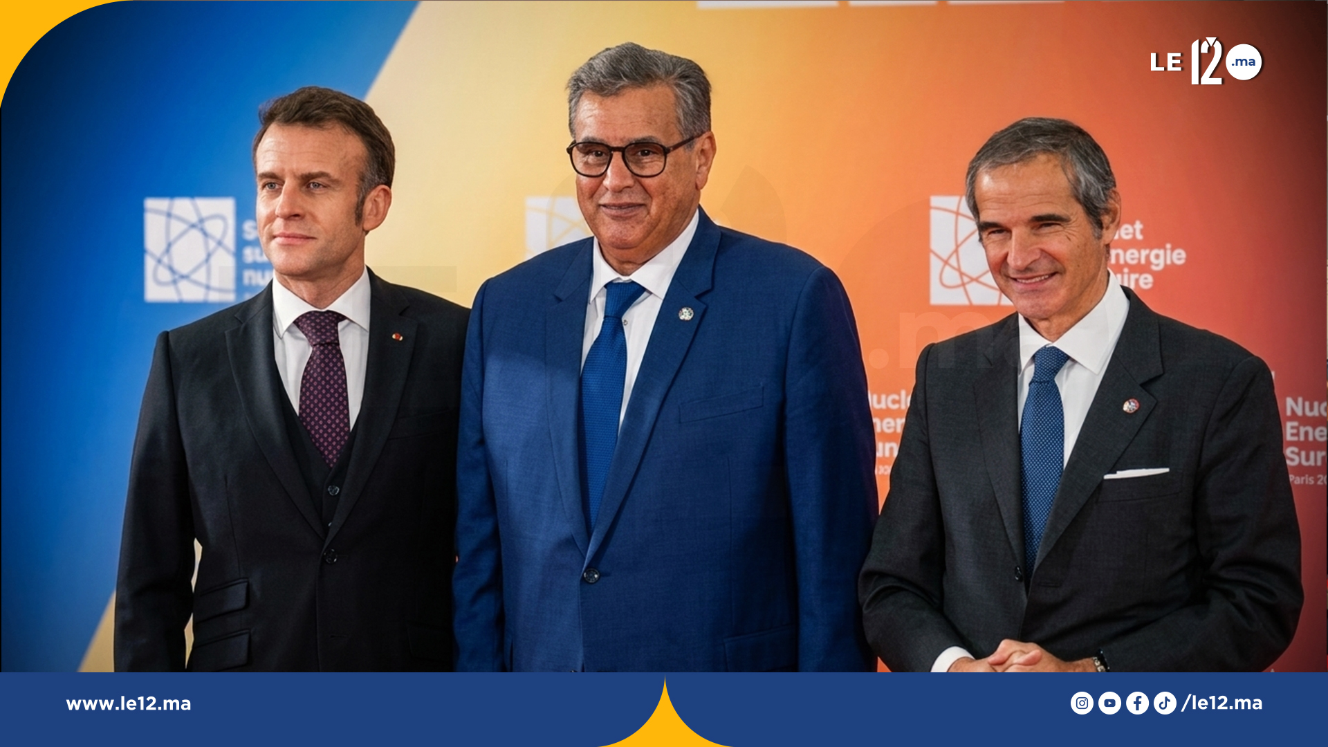 أخنوش يمثل جلالة الملك في القمة العالمية الثانية للطاقة النووية بباريس