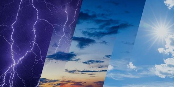 طقس الجمعة.. قطرات مطرية متفرقة وهبات رياح قوية شمالا