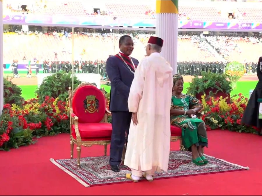 الطالبي العلمي يمثل جلالة الملك في حفل تنصيب رئيس جمهورية الكونغو