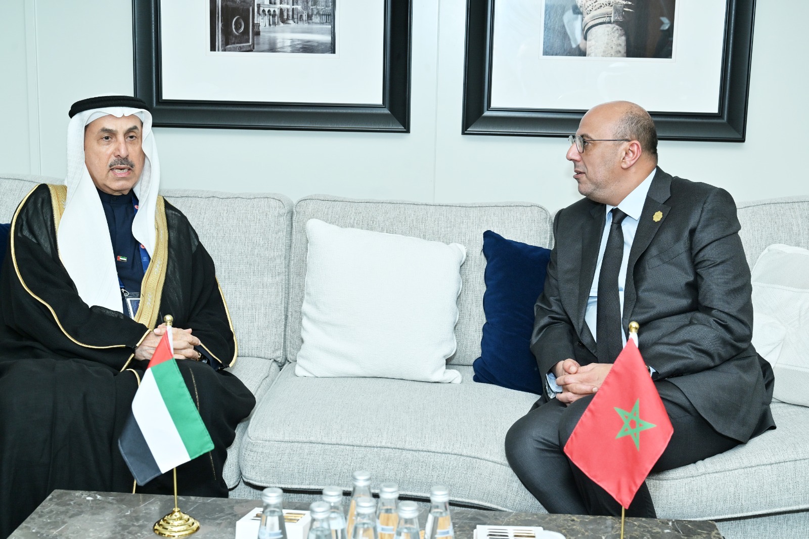 إسطنبول. ولد الرشيد يتباحث مع رئيس المجلس الوطني الاتحادي بدولة الإمارات 