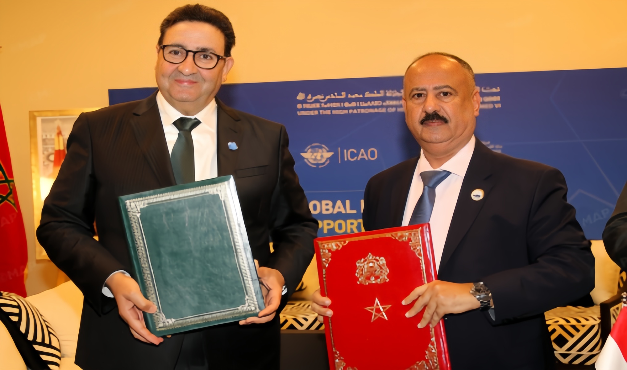 على هامش "GISS 2026": اتفاقية مغربية يمنية لتطوير النقل الجوي وسلامة الطيران