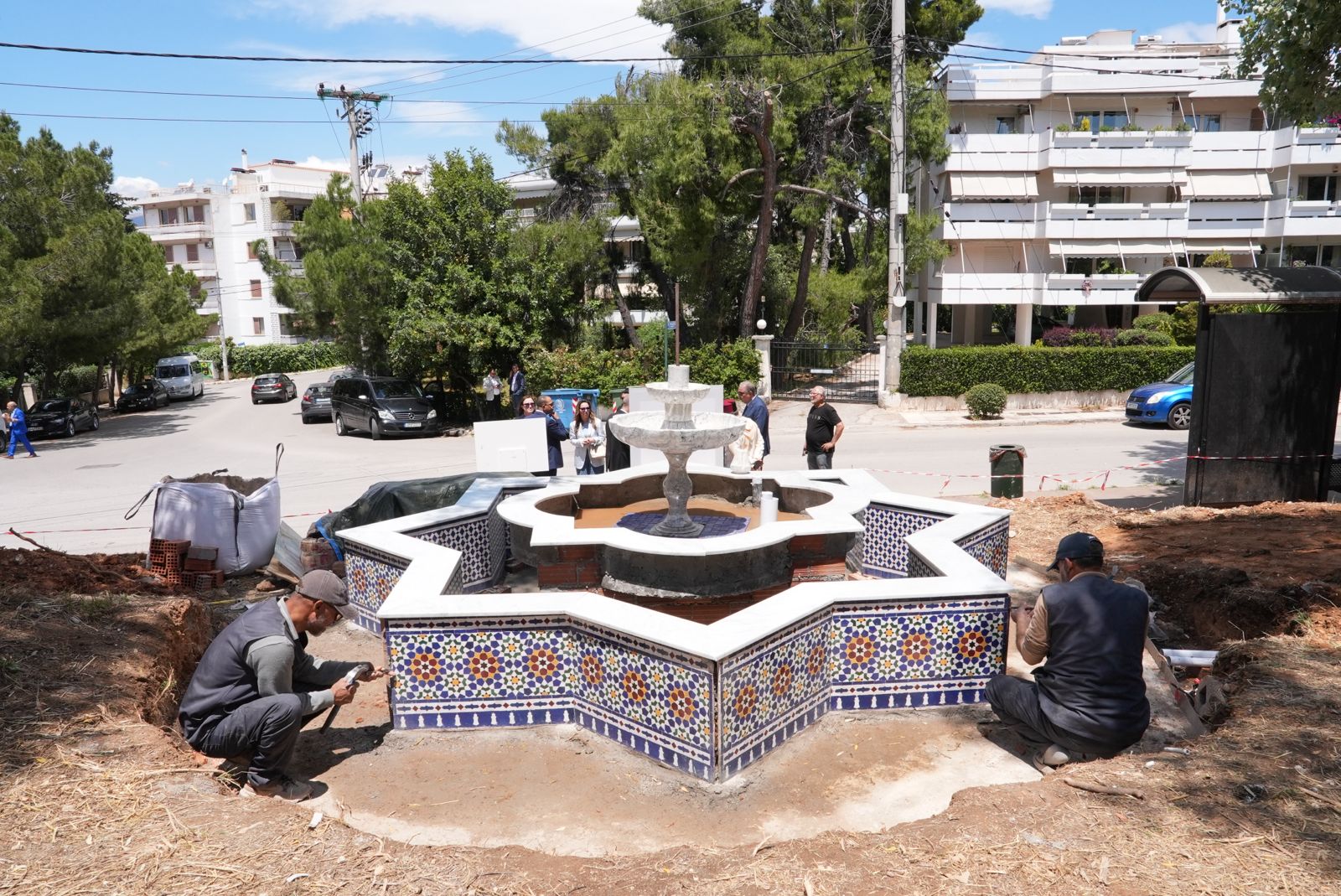 تقديم نافورة مغربية كهدية لأثينا في الأسبوع الوطني للصناعة التقليدية باليونان