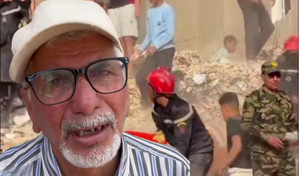 فاس.. جد العائلة المكلومة يروى القصة المؤلمة في حادثة انهيار عمارة حيّ النقبي فاس.. جد العائلة المكلومة يروى القصة المؤلمة في حادثة انهيار عمارة حيّ النقبي