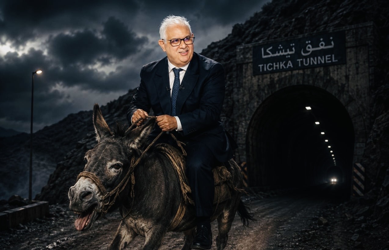 نفق تيشكا ووعود الوزير الإستقلالي نزار بركة.. موت يا حمار..!!؟ نفق تيشكا ووعود الوزير الإستقلالي نزار بركة.. موت يا حمار..!!؟