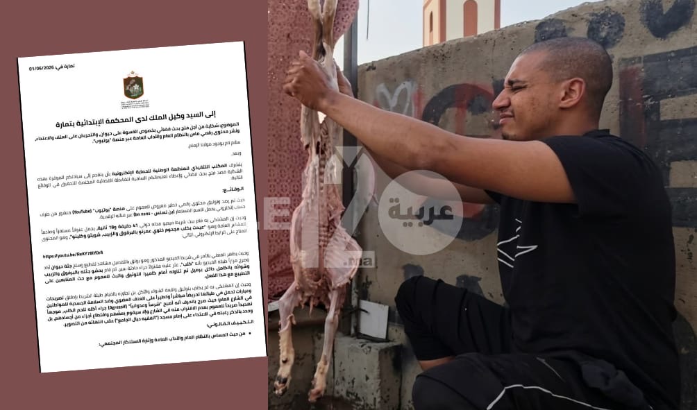 وثيقة. فيديو «كلب» اليوتيوبر المشوي يجر صاحب قناة «بن نسنس» إلى القضاء