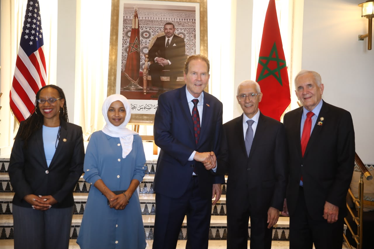 مغربية الصحراء والأوراش التنموية في صلب لقاء الطالبي العلمي بوفد من الكونغرس الأمريكي