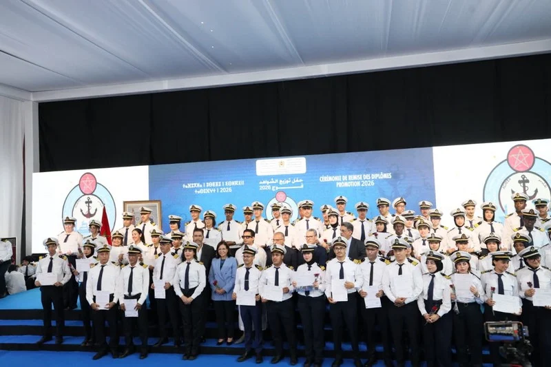 زكية الدريوش تترأس حفل تخرج فوج 2026 بالمعهد العالي للصيد البحري بأكادير