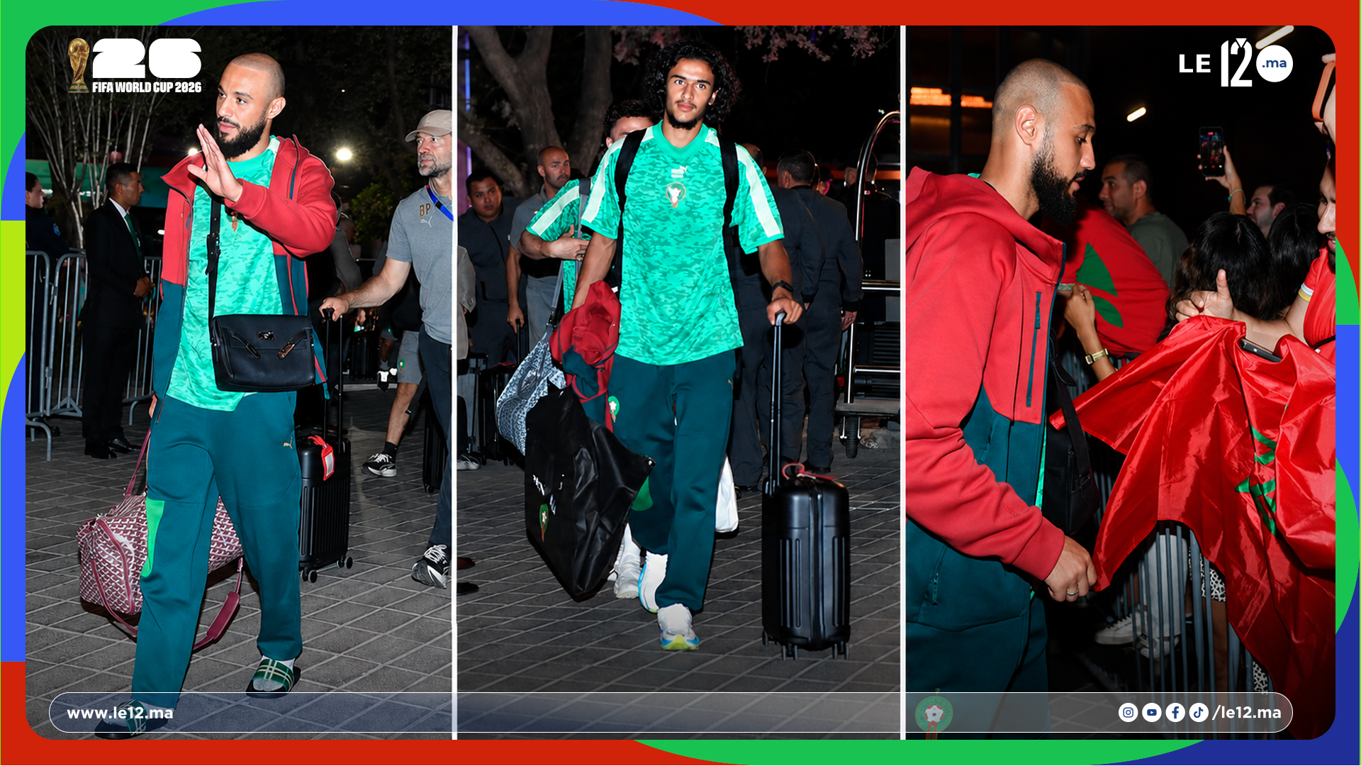 المنتخب المغربي يصل إلى مونتيري ويبدأ التحضير لموقعة هولندا