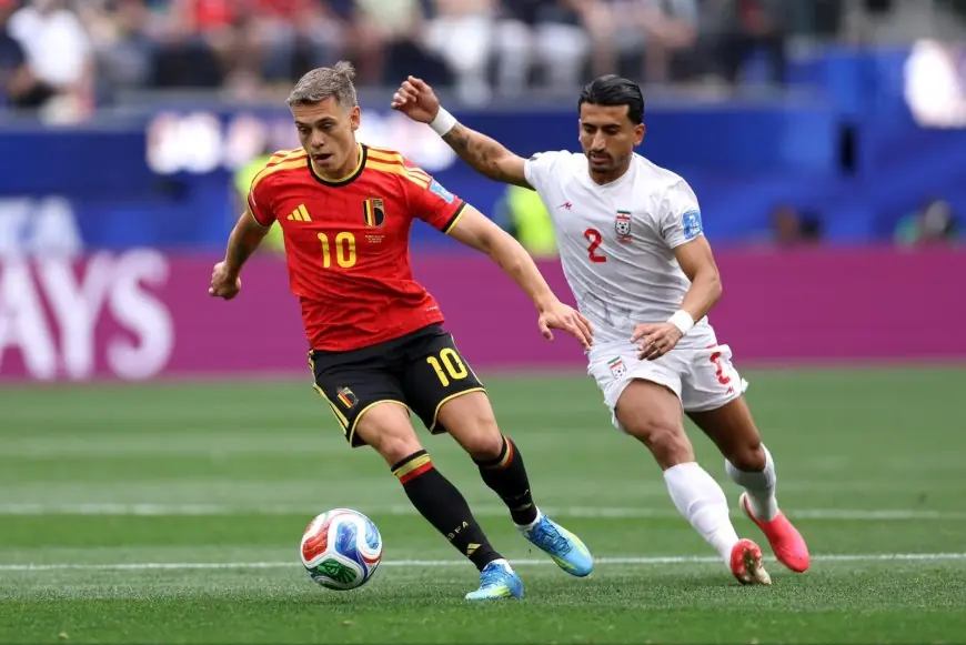 مونديال 2026.. بلجيكا تواجه شبح الإقصاء بعد التعادل مع إيران 