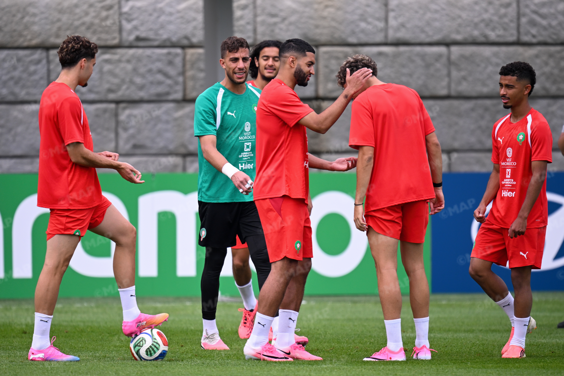 المنتخب المغربي يختتم تدريباته بنيوجيرسي ويتوجه إلى مونتيري لمواجهة هولندا