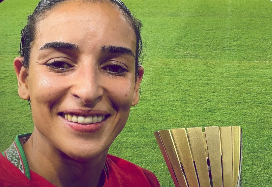 حنان آيت الحاج تتوج بجائزة أفضل لاعبة في مباراة المغرب وكينيا
