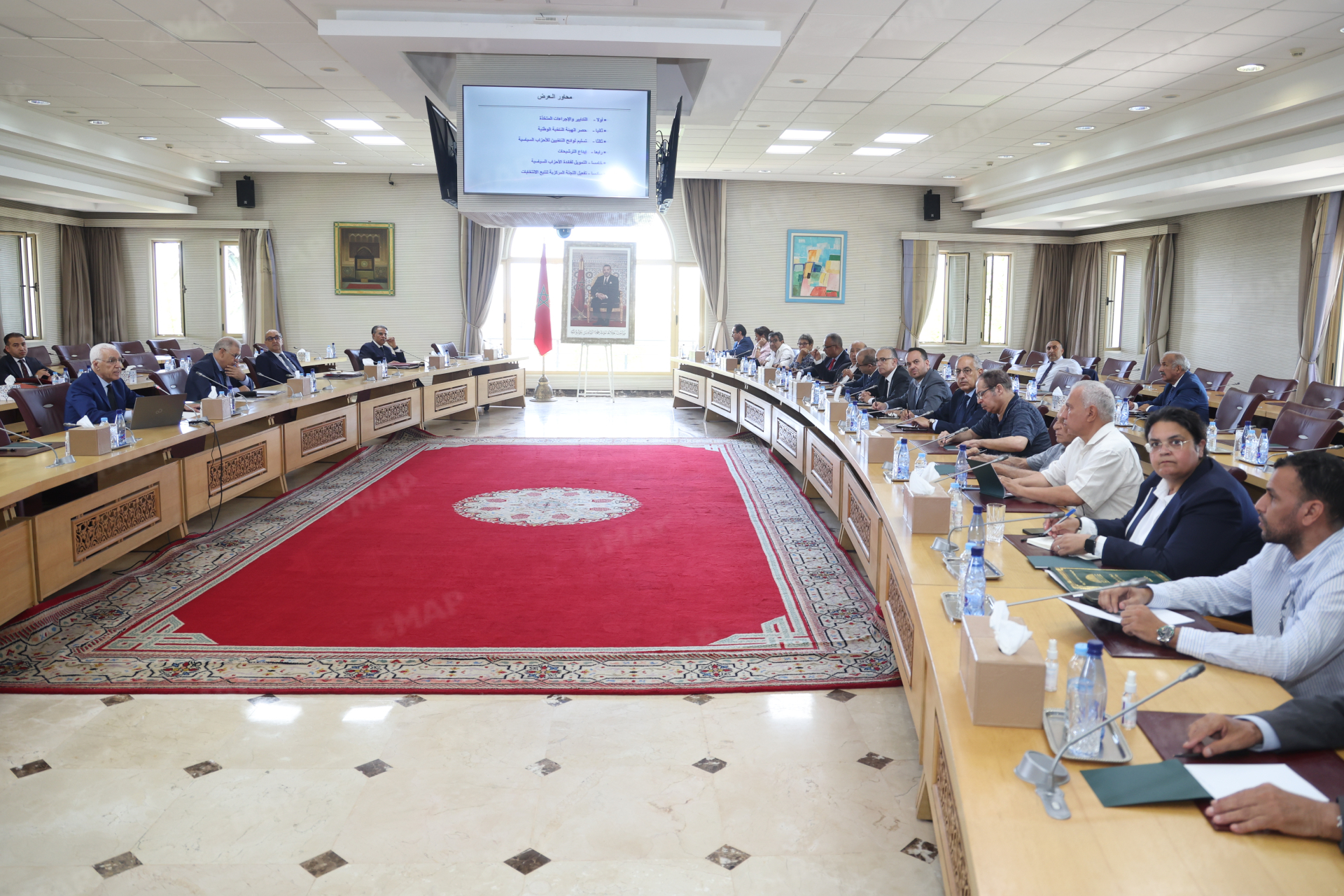 بأمر ملكي.. تفعيل اللجنة المركزية لتتبع الانتخابات محور اجتماعات وزير الداخلية مع الأحزاب السياسية