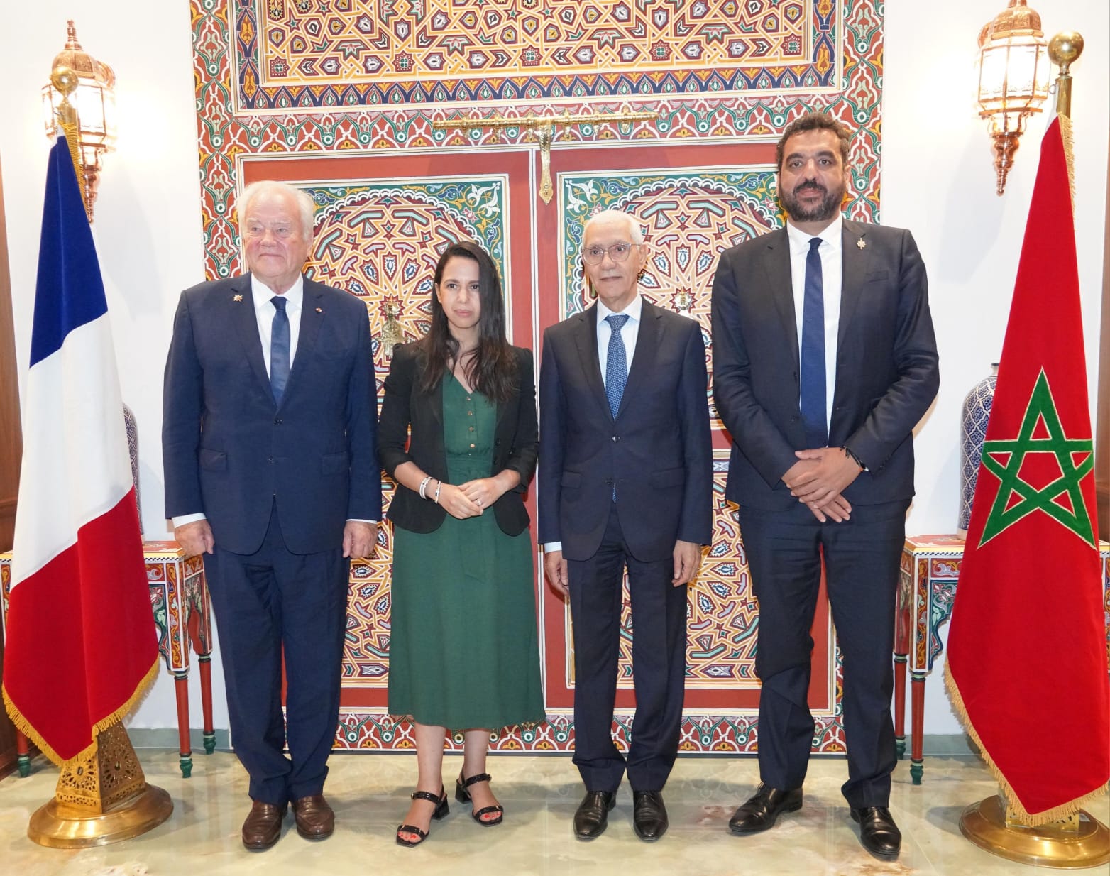 الطالبي العلمي يتباحث مع وفد فرنسي ويشيد بموقف باريس الثابت من قضية الصحراء المغربية