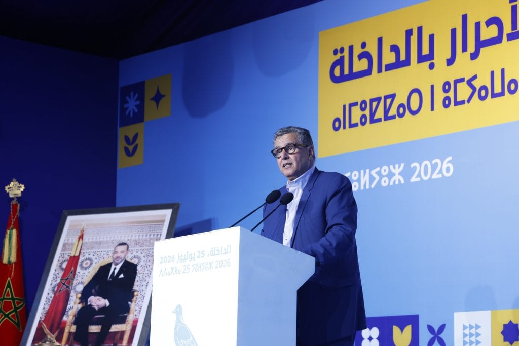 أخنوش من الداخلة: “الصحراء قضية وطنية ممتدة.. والتنمية والاستثمار خيارنا الاستراتيجي”