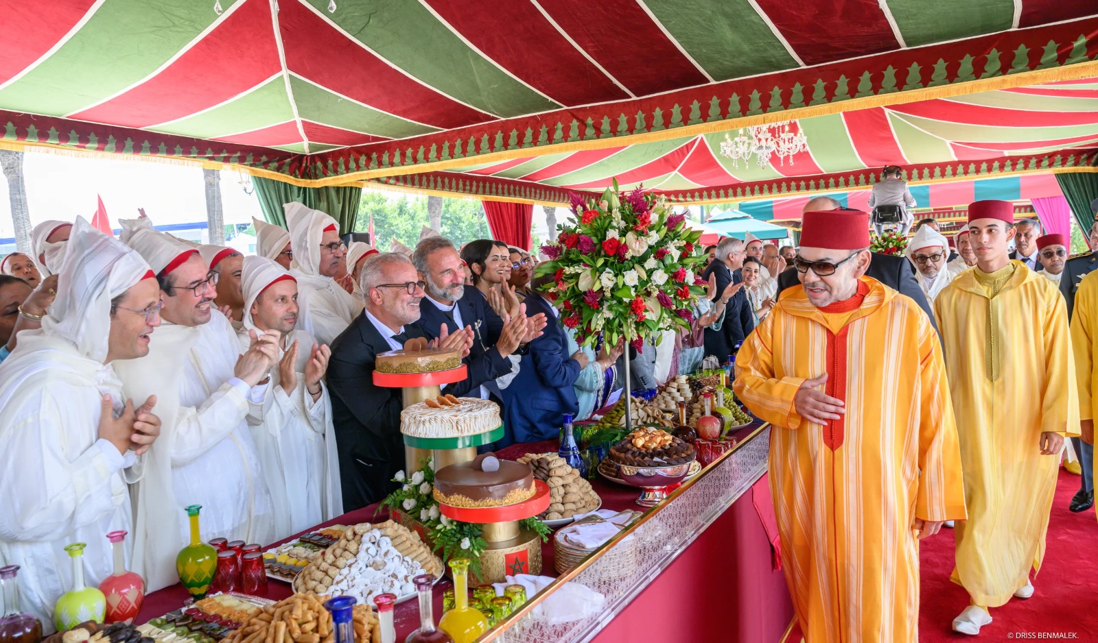 جلالة الملك محمد السادس يترأس بالمضيق حفل استقبال بمناسبة عيد العرش المجيد