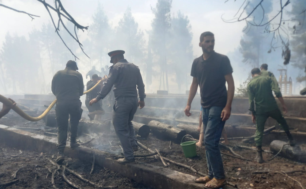 حريق مهول يلتهم غطاء غابويا ويخلف خسائر مادية كبيرة بصفرو