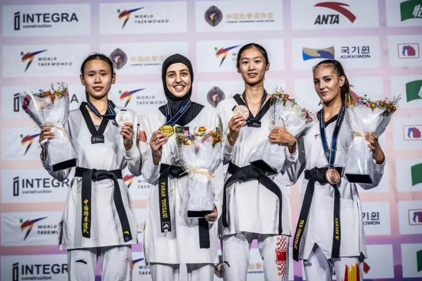 فرح التوزاني.. زلـ.زال مغربي يضرب تايكوندو العالم ويخطف ذهبية الصين فرح التوزاني.. زلـ.زال مغربي يضرب تايكوندو العالم ويخطف ذهبية الصين