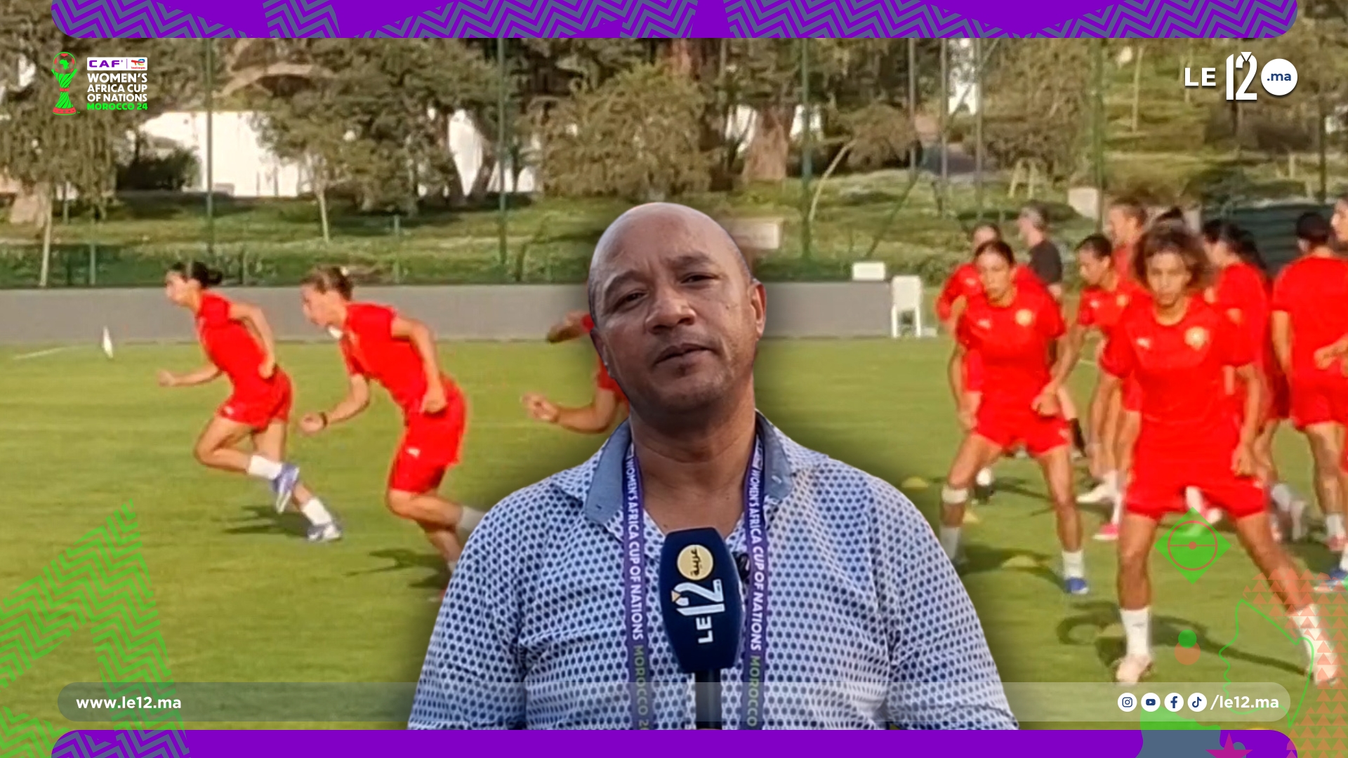كواليس آخر حصة تدريبة للممتخب الوطني النسوي مع الصحفي مراد الزلاجي من مركب محمد السادس المعمورة سلا كواليس آخر حصة تدريبة للممتخب الوطني النسوي مع الصحفي مراد الزلاجي من مركب محمد السادس المعمورة سلا