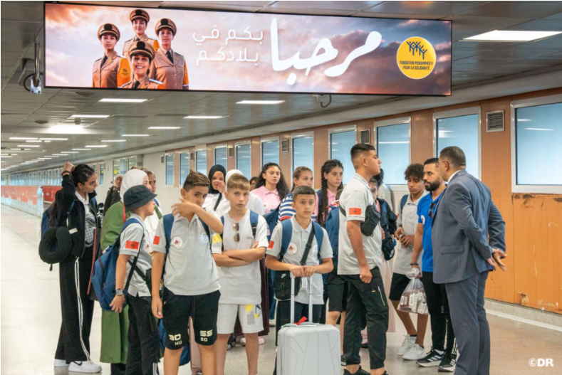 أطفال القدس يحطون الرحال بالدار البيضاء للمشاركة في المخيم الصيفي الـ17