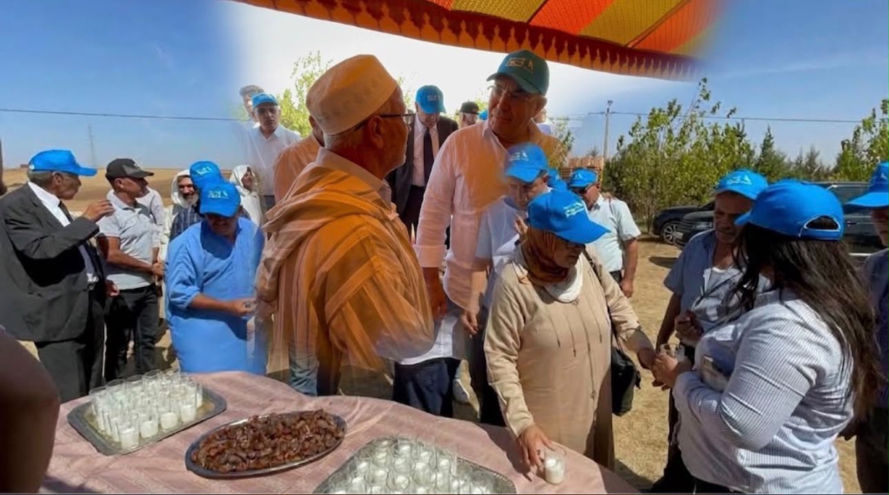 سطات. غضب ضد بلطجية محسوبين على السنبلة وتضامن واسع مع مرشح الحمامة غيات