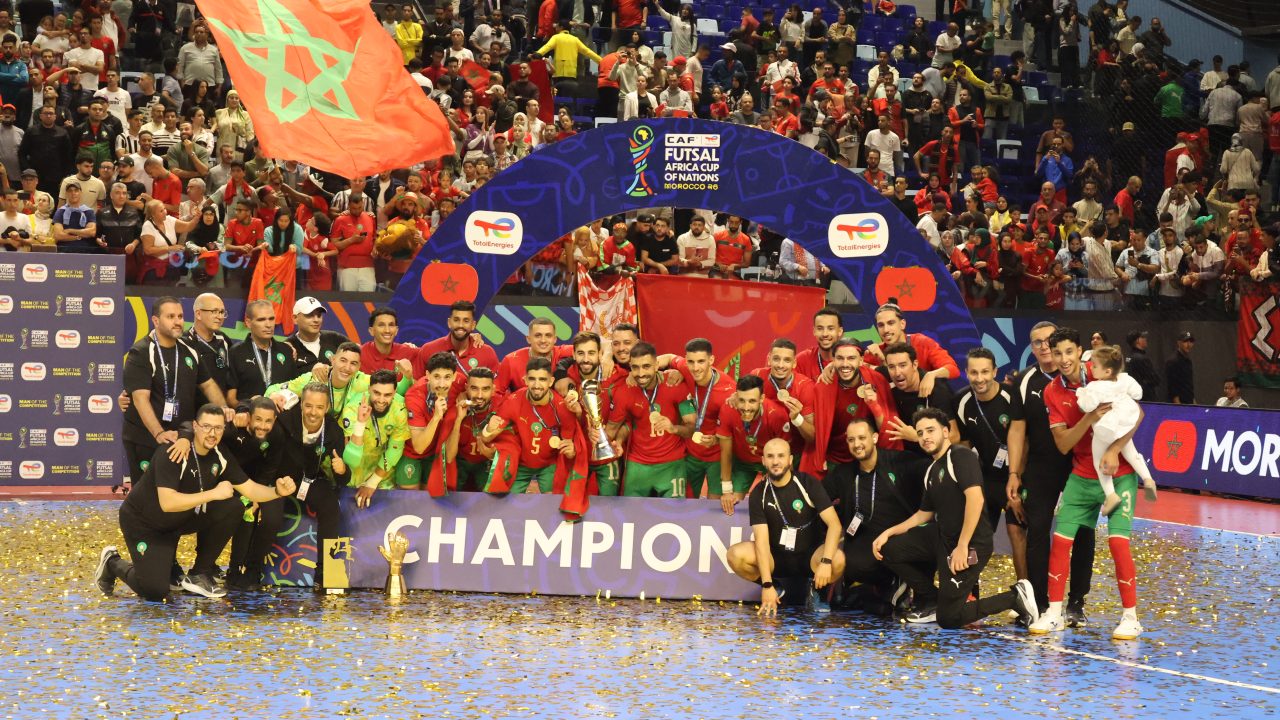 أسود القاعة يتوجون بلقب كأس إفريقيا للأمم “المغرب 2026” للمرة الرابعة أسود القاعة يتوجون بلقب كأس إفريقيا للأمم “المغرب 2026” للمرة الرابعة