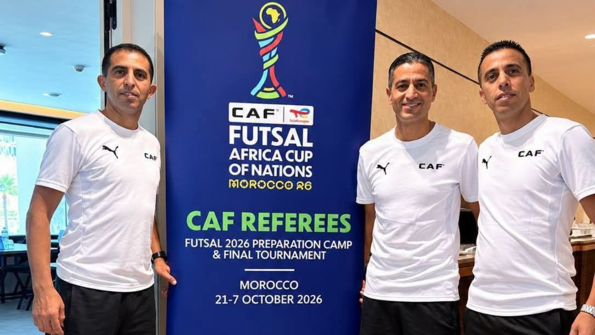 التحكيم المغربي يقود قمة مصر والجزائر في مواجهة الترتيب بكأس إفريقيا للفوتسال (المغرب 2026)