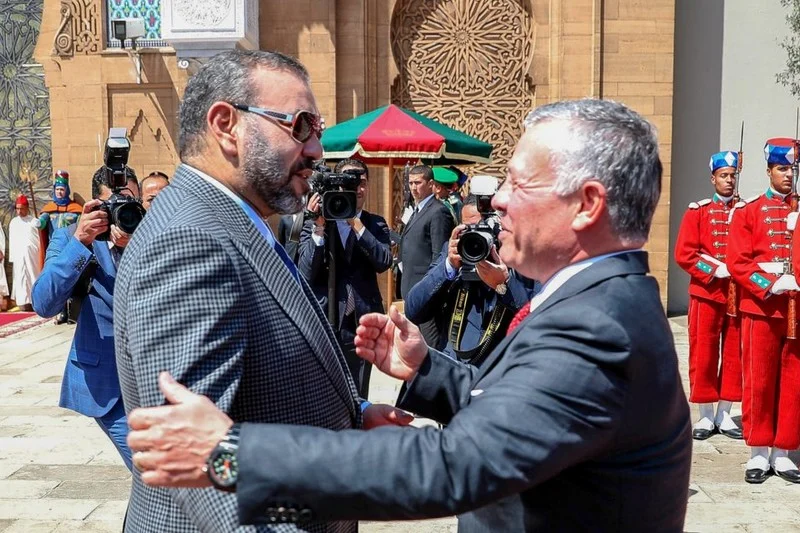 الملك عبد الله الثاني يهنئ الملك محمد السادس بذكرى عيد الوحدة